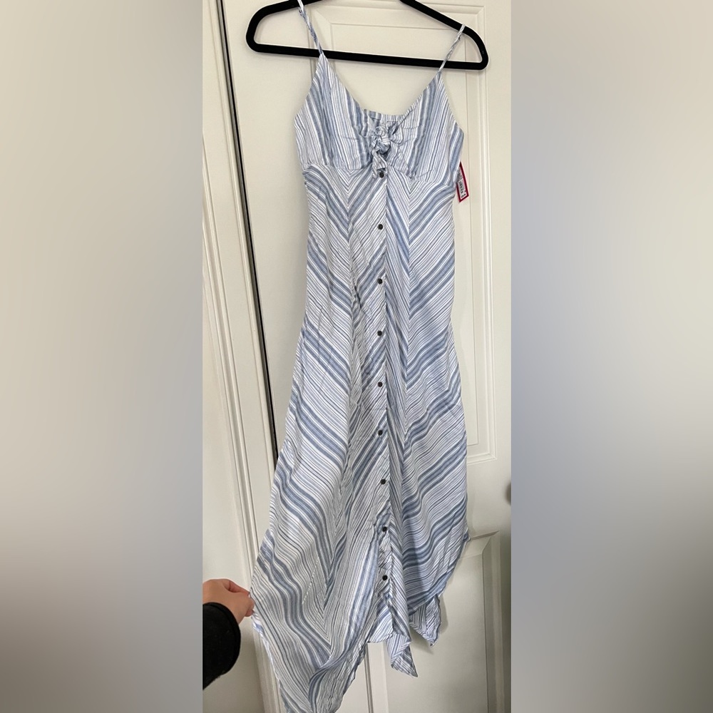 Xhilaration Blue Picnic Dress